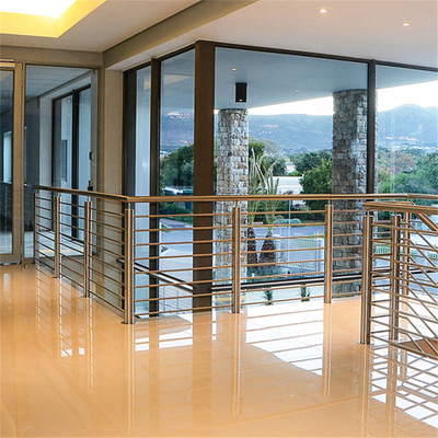 De Balustrade van het traproestvrije staal, Rod Bar Interior Stair Railings voor Balkon