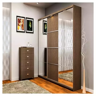 Stevige Houten Moderne Slaapkamergarderobes, Slaapkamermeubilair Aangepaste Garderobe