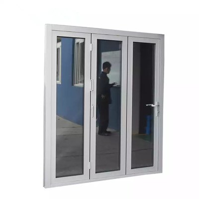 Het buitenkant Aangepaste Plastic het Vouwen van de het Glasharmonika van het Deurupvc Kader Ontwerp Bifold