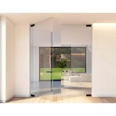 De Deur van het de Schommelingsglas van Frameless van de aluminiumlegering, Aangemaakte Commerciële Dubbele Glasdeur