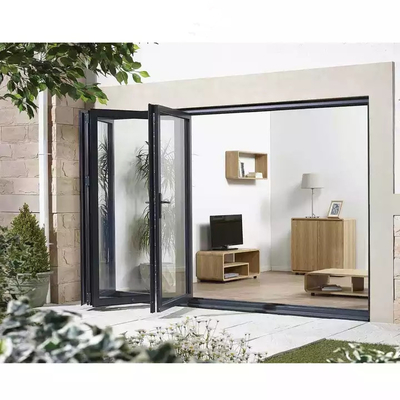 Van het Terrasdeuren van Bifold van de aluminiumlegering van de de Schommelingsenergie de Efficiënte 2.0mm Thermische Onderbreking
