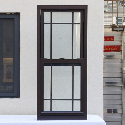 Dubbele Hung Sash Aluminum Up Down-het Glijden Vensters Verticale Stijl