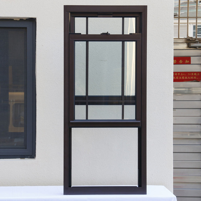 Dubbele Hung Sash Aluminum Up Down-het Glijden Vensters Verticale Stijl