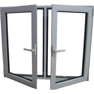 Het dubbel verglaasde Commerciële Aangemaakte het Glasschommeling van het Aluminiumkader Vensters