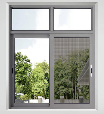 Het dubbel verglaasde Commerciële Aangemaakte het Glasschommeling van het Aluminiumkader Vensters