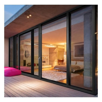 De aangepaste van het het Aluminium Dubbele Glas van het Kleurenontwerp Schuifdeur Frameless