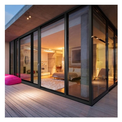 De aangepaste van het het Aluminium Dubbele Glas van het Kleurenontwerp Schuifdeur Frameless