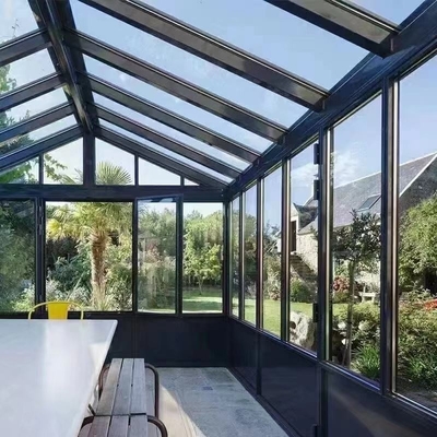Het Bewijsdakraam 2.0mm van het aluminium Dubbel Verglaasd Lek Met een laag bedekt Poeder