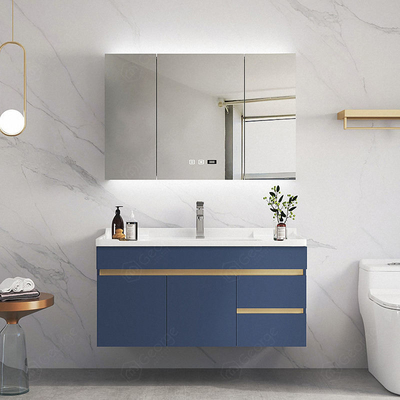 Luxe Stevig Hout met van de LEIDENE van de het Kabinetsijdelheid Badkamersspiegel het Nieuwe Ontwerp