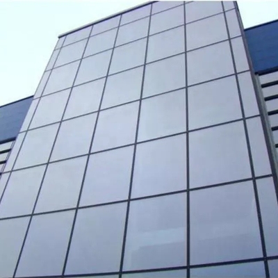 Aluminium bekleding Dubbele beglazing Glazen vliesgevel Modern Waterdicht