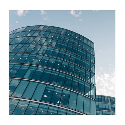 Aluminium Frame Window Glass Unit Gordijngevel Modern Residentieel
