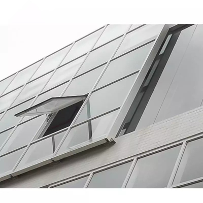 Aluminium frame dubbel glas vliesgevel gebouw gevelpanelen