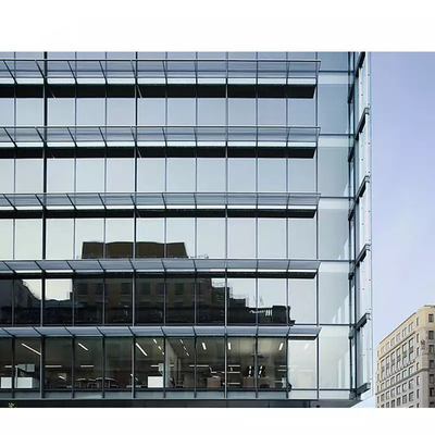 Aluminium frame dubbel glas vliesgevel gebouw gevelpanelen