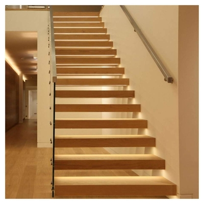 Stevige Houten Drijvende Trap, Houten Stappen Binnen Houten Trappen