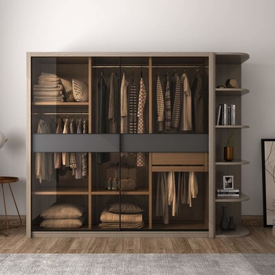 Kast Schuifdeur Draagbare Kledingkast Kast Luxe Modern