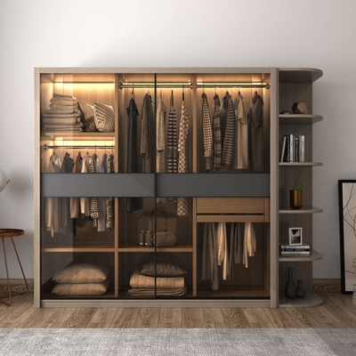 Kast Schuifdeur Draagbare Kledingkast Kast Luxe Modern