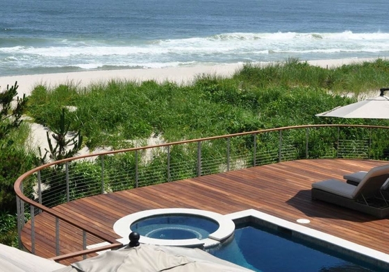 Decking aluminium kabelrailing, roestvrijstalen balustrade draaddekrailing