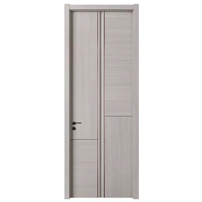 Interne kamer Waterdichte badkamerdeur Modern houten paneelontwerp