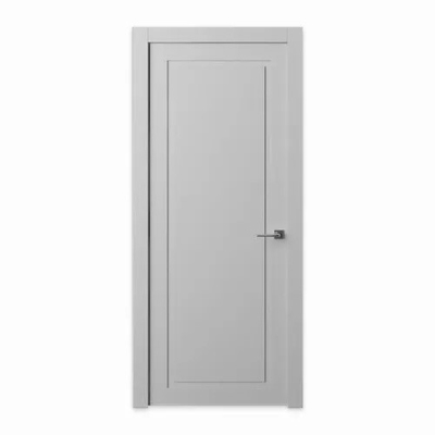 Eenvoudig appartement Shaker interieur hardhouten deur houten paneelontwerp