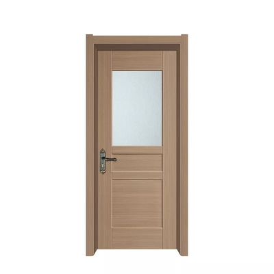 Laminaatlak binnendeuren, waterdichte glazen moderne houten deur