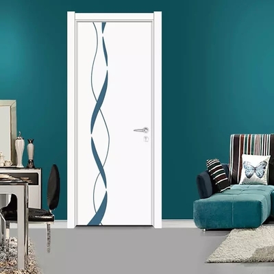 Moderne houten huisbinnendeuren, aangepaste houten deur van melaminekaders