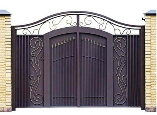 De moderne Hoofdingang van het Huissmeedijzer, Nieuw Ontwerpsmeedijzer Front Door