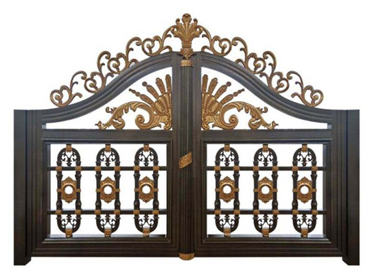 De moderne Hoofdingang van het Huissmeedijzer, Nieuw Ontwerpsmeedijzer Front Door