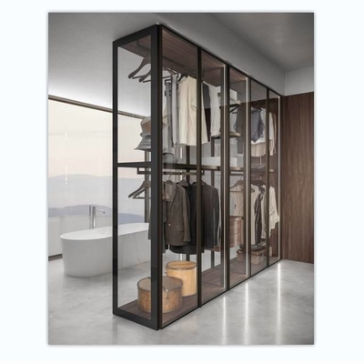 Polijst de Vouwbare Houten Hoge de Luxeantiquiteit van het huismeubilair Garderobe Slim Ontwerp