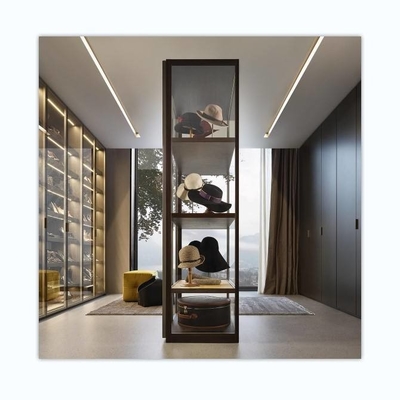 Polijst de Vouwbare Houten Hoge de Luxeantiquiteit van het huismeubilair Garderobe Slim Ontwerp