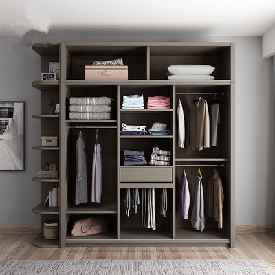 De Douane Houten Meubilair van de melamineraad, de Garderobe van de Combinatieschuifdeur