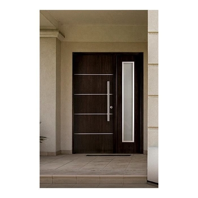 Buiten de Deuren Moderne Woon van Ingangsfront main gate steel security