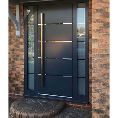 Buiten de Deuren Moderne Woon van Ingangsfront main gate steel security