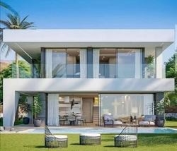Modern het Kadergeprefabriceerd huis Twee van het Ontwerp Licht Staal de Prefabvilla van de Verdiepingsluxe