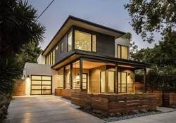 Modern het Kadergeprefabriceerd huis Twee van het Ontwerp Licht Staal de Prefabvilla van de Verdiepingsluxe