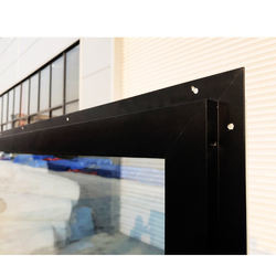 Dubbel dat met van de het Glasschommeling van het Orkaaneffect Venster van het het Aluminium het Horizontale Hangende Beeld wordt verglaasd