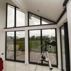Amerikaanse Stijl Panoramische Vensters en het Deuren Aangemaakte Venster van het Glasaluminium Vaste Beeld