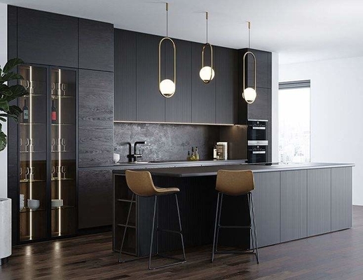 Verwerkende Moderne Europese de Lak Modulaire Keukenkasten van de Stijlkast
