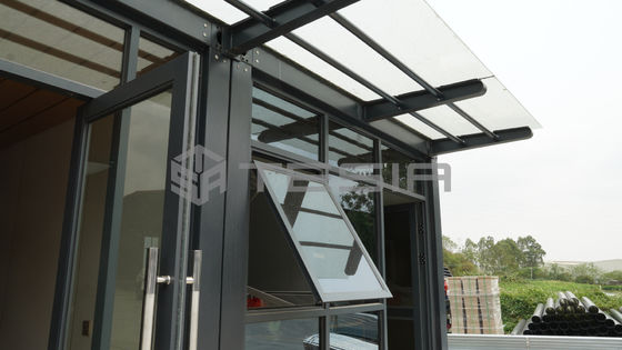 Luxe kant-en-klaar 20FT lichte stalen structuur uitbreidbaar prefab containerhuis