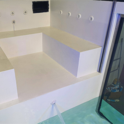 Luxe prefab modern draagbaar containerzwembad met glazen wand met hoge weerstand