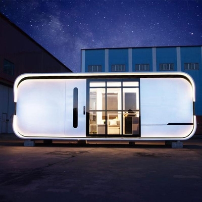Van de het Glas Beweegbare Opslag van de staalstructuur het Aangemaakte van de de Winkel Modulaire Koffie Prefabhuis van de de Containerpeul