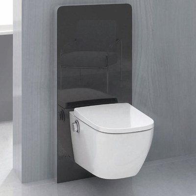 Eenvoudige installatie Sanitair Dichte kruk Ronde kom Witte kleur Verwarming Toilet