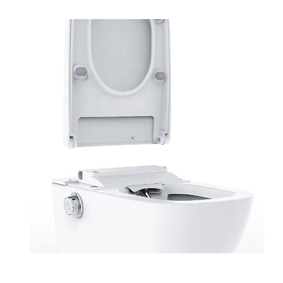 Eenvoudige installatie Sanitair Dichte kruk Ronde kom Witte kleur Verwarming Toilet