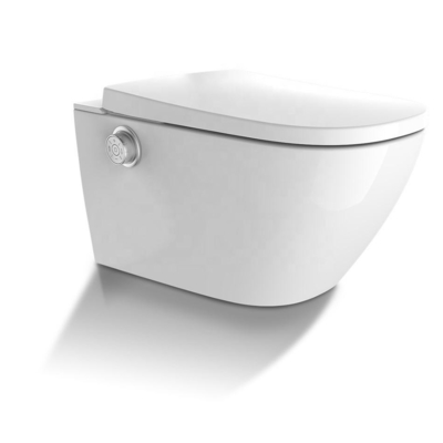Eenvoudige installatie Sanitair Dichte kruk Ronde kom Witte kleur Verwarming Toilet