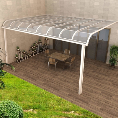 Aluminiumpolycarbonaat M Shape Black Color of de Aangepaste Schuilplaats van Kleurencarport voor Huisgarage