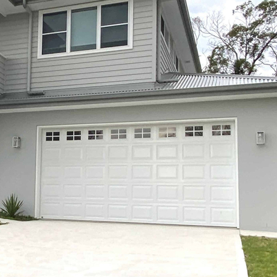 Aluminium framedeur en matglazen villa automatische garagedeur