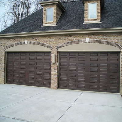 Aluminium framedeur en matglazen villa automatische garagedeur