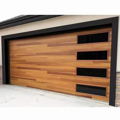 Van het de Villastaal van het Tesia In het groot Aluminium Eigentijdse Sectionele de Garagedeur