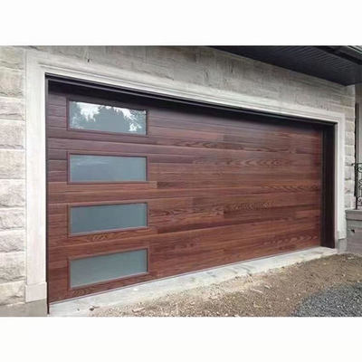 Van het de Villastaal van het Tesia In het groot Aluminium Eigentijdse Sectionele de Garagedeur