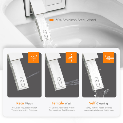 Moderne High-End Automatische de Vloer Intelligente Slimme Toiletten van Badkamers Sanitaire Waren