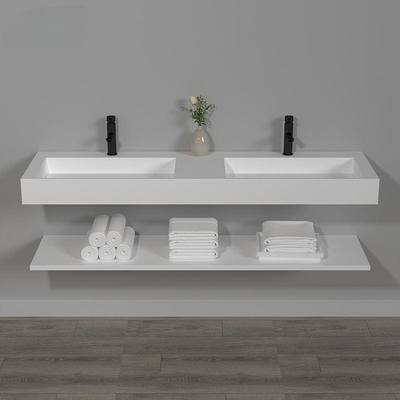 Van de Kleuren Sanitaire Waren van het wasbak Nieuwe Italiaanse Ontwerp Witte van de de Badkamers Dubbele Was het Bassingootsteen